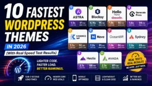 10 Fastest WordPress Themes in 2026 (With Real Speed Test Results)