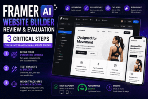 3 Critical Steps to Evaluate Framer as an AI Website Builder