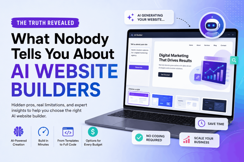 What Nobody Tells You About AI Website Builders (2026)