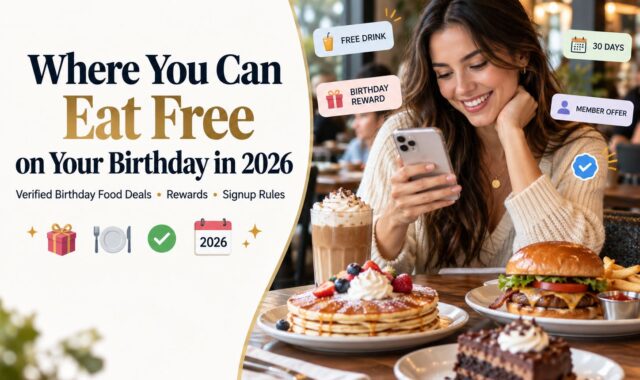 Where You Can Eat Free on Your Birthday in 2026